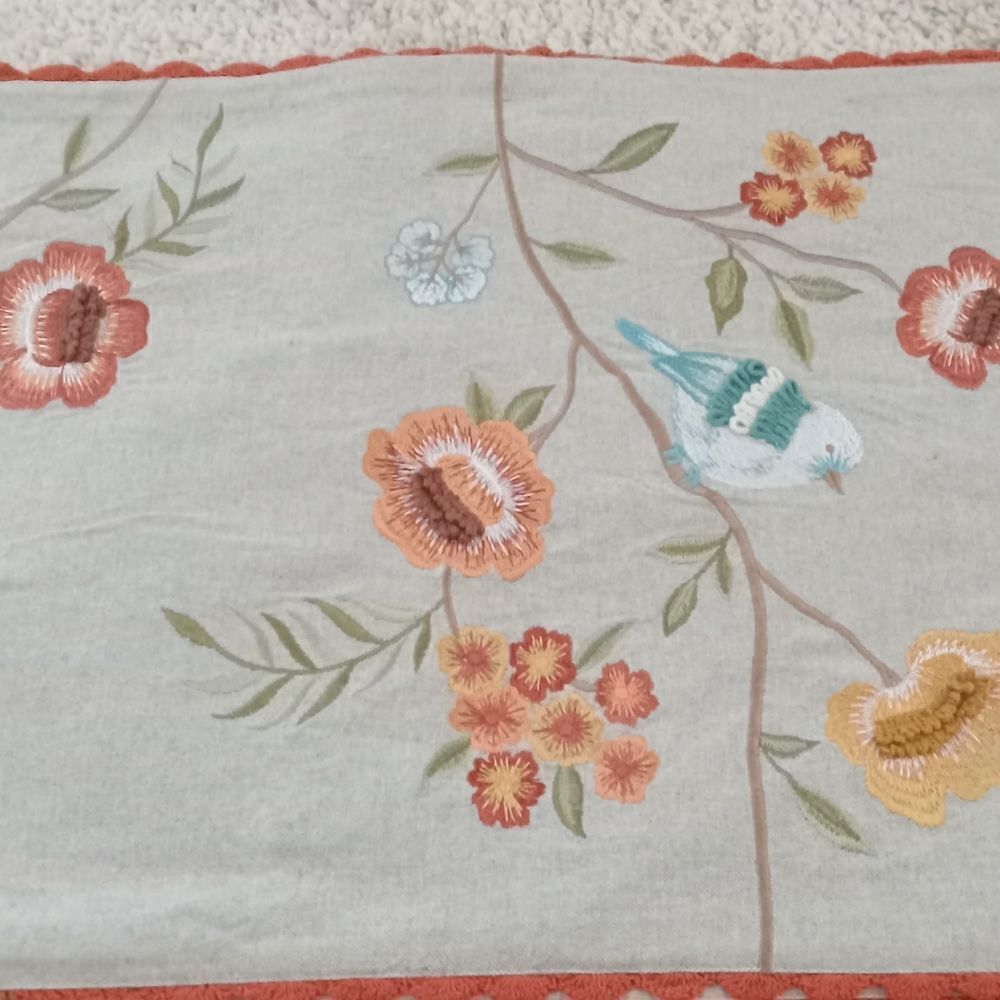 House & Garden 16x72" table runner. 100% cotton. NWT - Picture 3 of 5